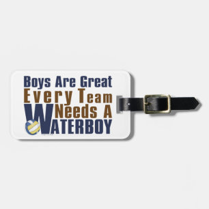 Étiquette À Bagage Vollyball Waterboy en bleu