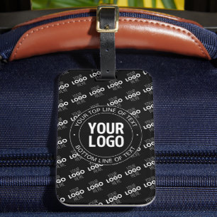 Étiquette À Bagage Votre logo et votre texte personnalisable avec Mot
