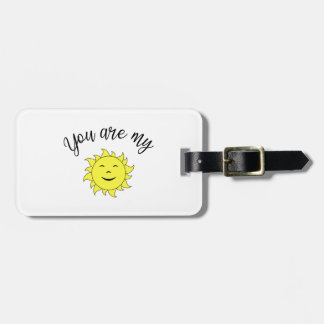 Étiquette À Bagage Vous êtes mon soleil