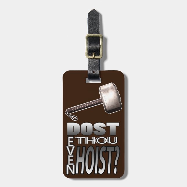 Étiquette À Bagage Vous soulevez-vous même ? (Devant Vertical)