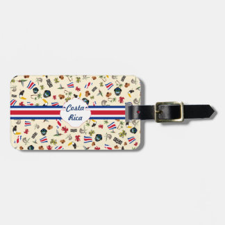 Étiquette À Bagage Voyage à Costa Rico pour explorer