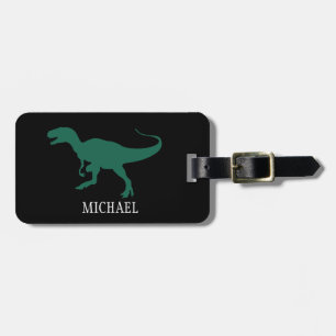 Étiquette À Bagage Voyage de dinosaures personnalisées