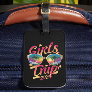 Étiquette À Bagage Voyage de filles 2024 Week-end Summer Beach Vacati