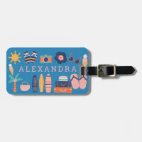 Voyage d'été Thème Cute Blue Personnalisé