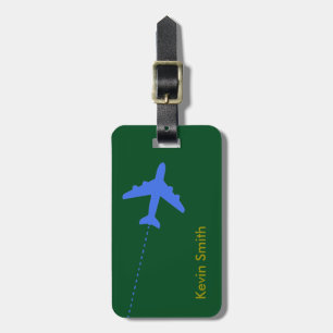 Étiquette À Bagage voyage en avion personnalisé