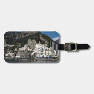 Étiquette À Bagage Vue d'Amalfi, mer