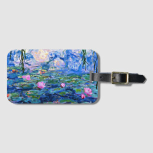 Étiquette À Bagage Water Lilies 1919 célèbre peinture Monet