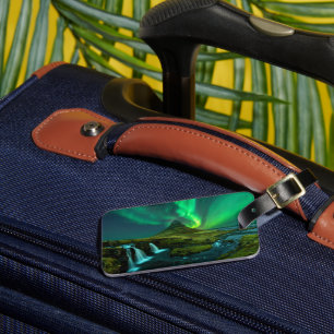 Étiquette À Bagage Waterfalls Kirkjufellfoss Waterfall, Iceland