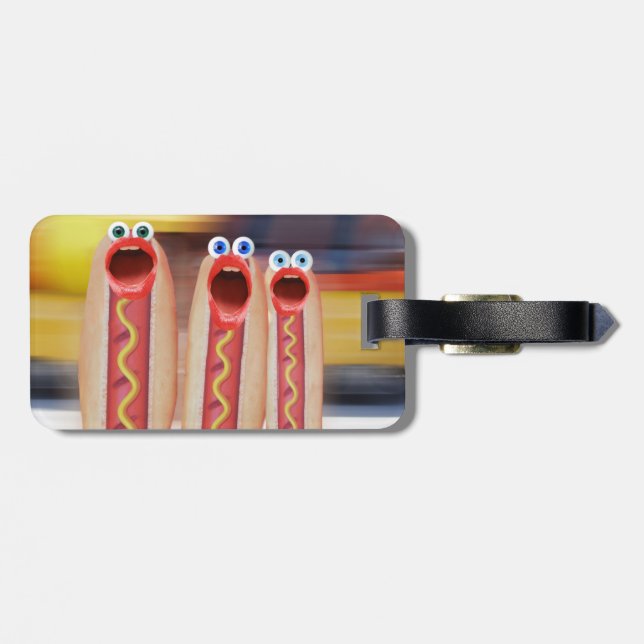 Étiquette À Bagage Weenie (Dos horizontal)