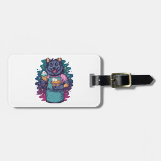 Étiquette À Bagage Werewolf Ice Cream Stand