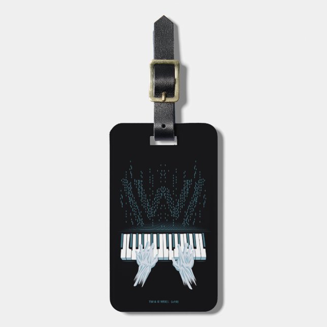 Étiquette À Bagage Westworld | Mains Android Sur Piano Joueur (Devant Vertical)