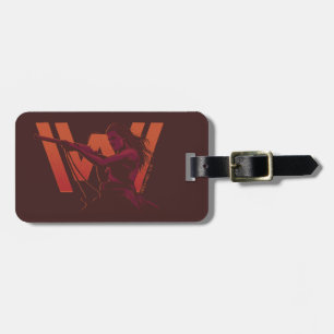 Étiquette À Bagage Westworld   Wyatt À Fusil Sur Logo