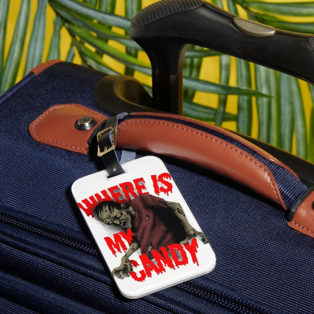 Étiquette À Bagage Where's My Candy  (Insitu Rectoal 1)