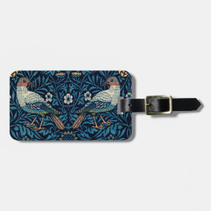 Étiquette À Bagage William Morris Blue Birds Tapestry Classic