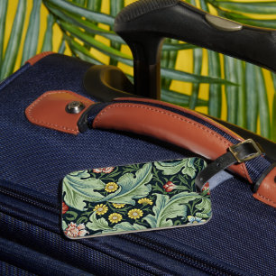 Étiquette À Bagage William Morris - Leicester vintage design floral