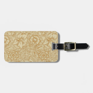 Étiquette À Bagage William Morris Papier peint floral Poppy