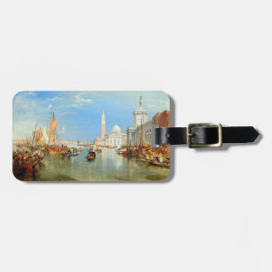 Étiquette À Bagage William Turner - Venise, le Dogana et San Giorgio