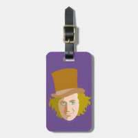 Willy Wonka Stenciled Face Graphic