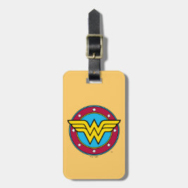 Étiquette À Bagage Wonder Woman | Logo Cercle & Etoiles