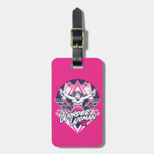 Étiquette À Bagage Wonder Woman Retro Glam Rock Graphic