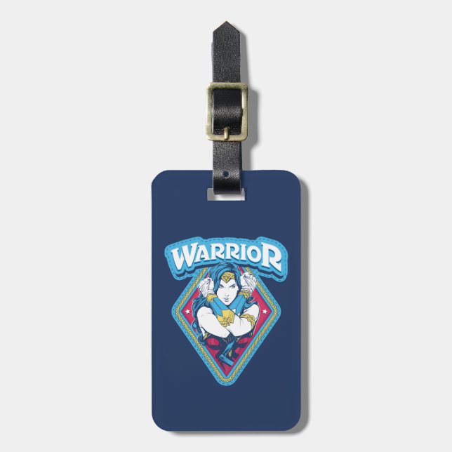 Étiquette À Bagage Wonder Woman Warrior Graphic (Devant Vertical)