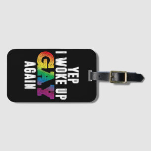 Étiquette À Bagage Woo Up Gay - Fierté Rainbow Queer Gay CSD Party LG