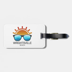 Étiquette À Bagage Wrightsville Beach North Carolina Lunettes de sole