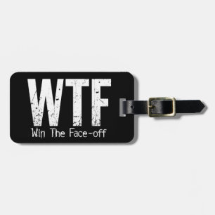 Étiquette À Bagage WTF : Gagnez la remise en jeu (l'hockey)