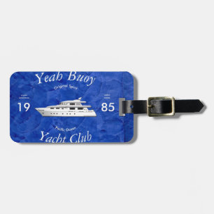 Étiquette À Bagage Yacht Club Ouais Buoy