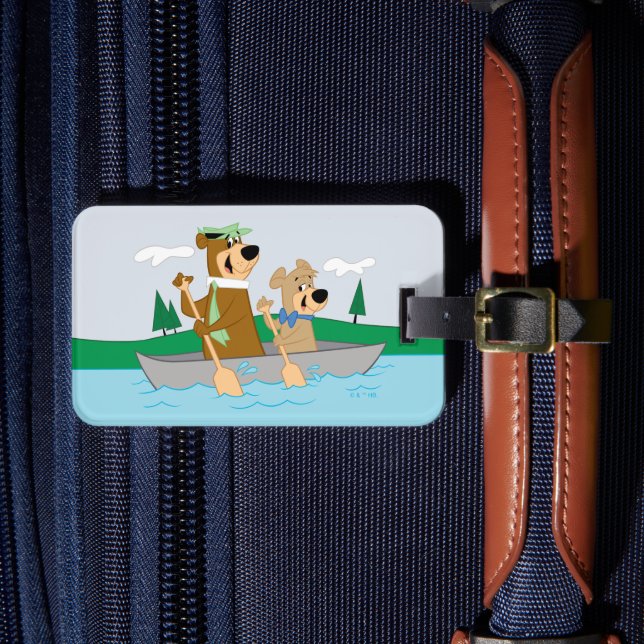 Étiquette À Bagage Yogi Bear et Boo Boo Fun Canoe Adventure (Insitu Rectoal 4)