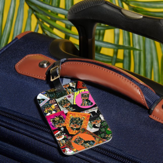 ÉTIQUETTE À BAGAGE YORKIE POO (Insitu Rectoal 1)