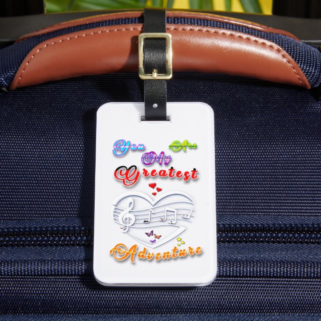 Étiquette À Bagage You Are My Greatest Adventure (Insitu Rectoal 2)