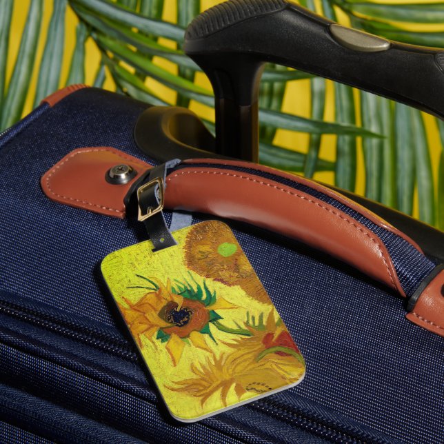 Étiquette À Bagage Zonnebloemen (Van Gogh) (Insitu Rectoal 1)