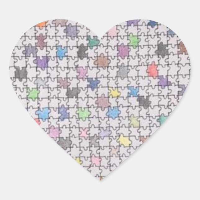 Étiquette à puzzle dessinée à la main (Devant)