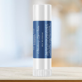 étiquette à tube de baume à lèvres de style vintag