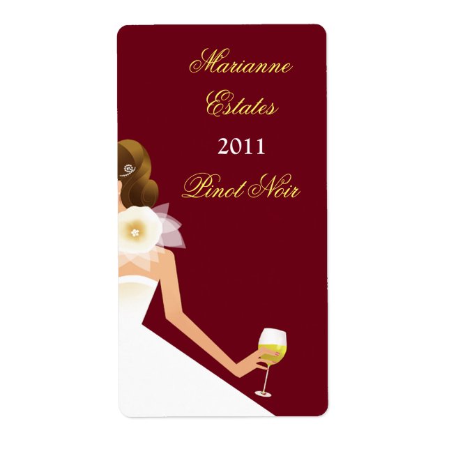 Étiquette à vin (Devant)