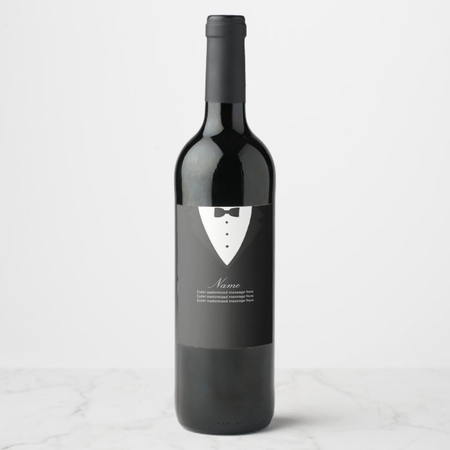 Étiquette à vin ou Étiquette alimentaire personnal (Devant)