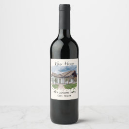 Étiquette à vin personnalisé - Nouveau cadeau mais