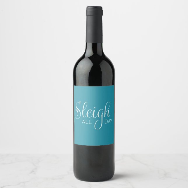 Étiquette à vin toute la journée (Devant)