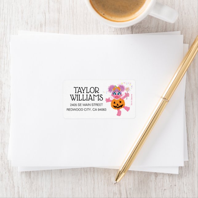 Étiquette Abby Cadabby | Mignonne comme une citrouille (En situation)