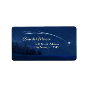 Étiquette  Adorable Beautiful Christmas Shooting star