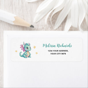 Étiquette Adresse de bébé dragon