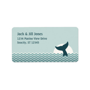 Étiquette Adresse de la queue de baleine