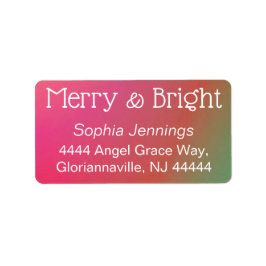 Étiquette Adresse de retour