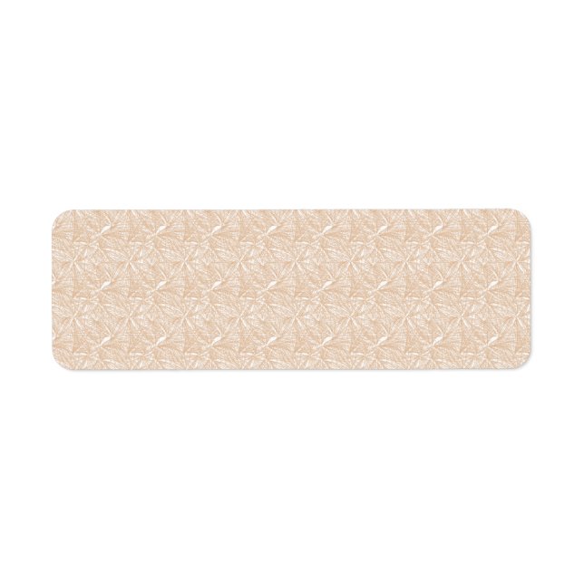 Étiquette Adresse de retour (Devant)