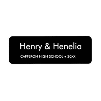 Étiquette Adresse de retour