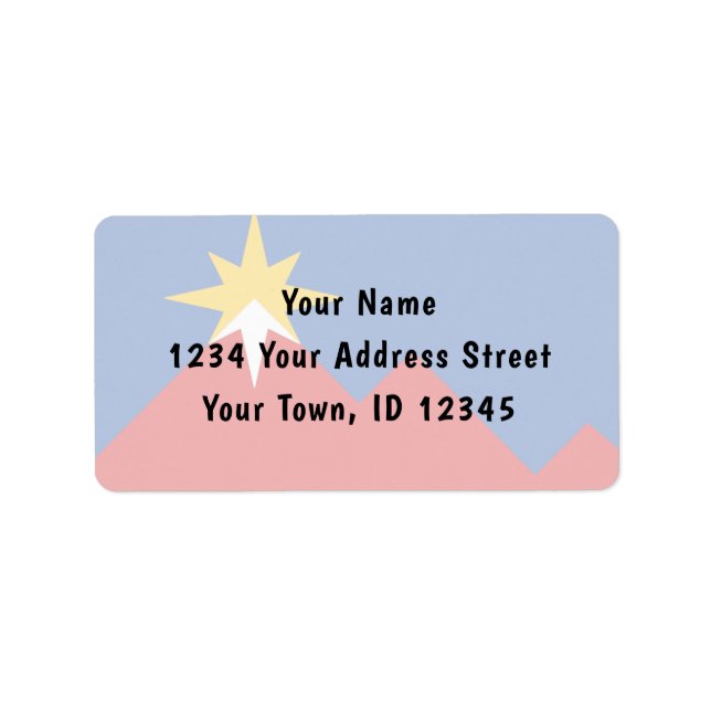 Étiquette Adresse de retour (Devant)