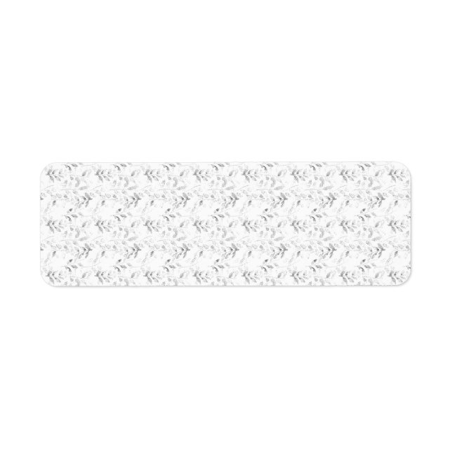 Étiquette Adresse de retour (Devant)