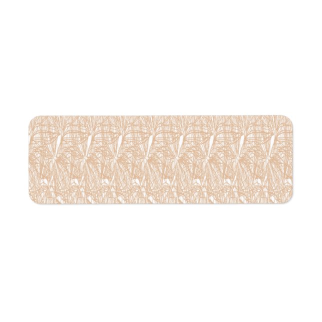 Étiquette Adresse de retour (Devant)