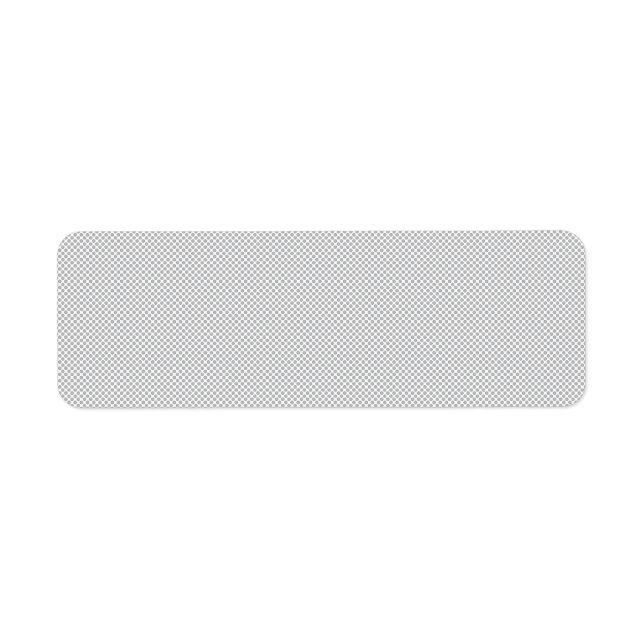 Étiquette Adresse de retour (Devant)